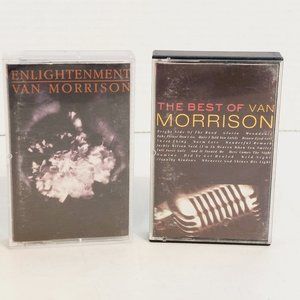 Van Morrison ~ Enlightenment, Best Of (Cassette Tapes) tested and works